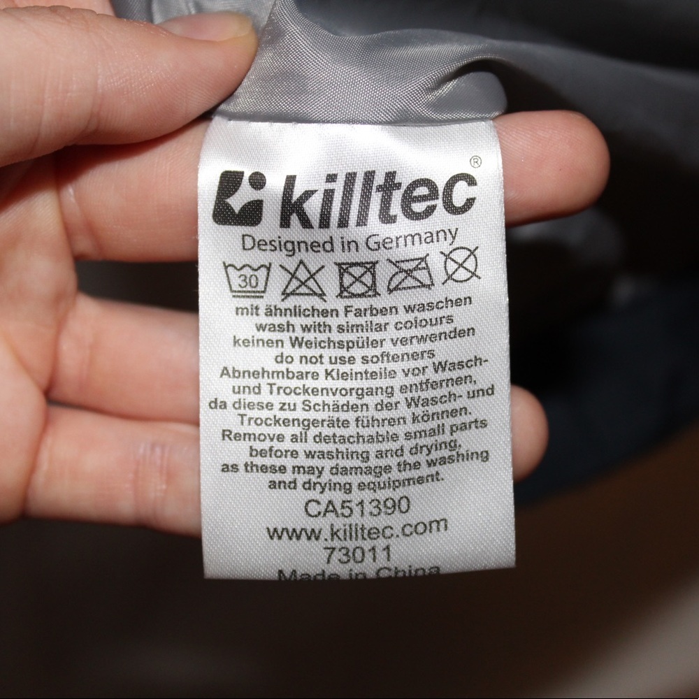 Killtec All Terrain Waterproof Windproof Navy Zip… - image 4